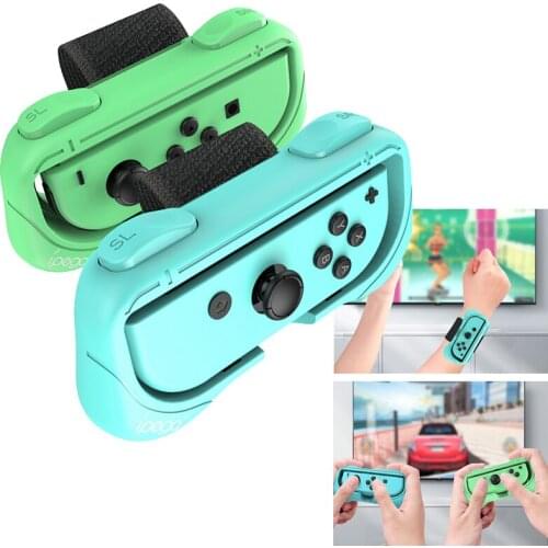 Breathable Wrist Strap Leg Strap for Nintendo Switch Just Dance Game Controller Grip Enlarge SR SL Control Button for Joy Con