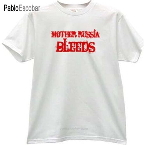Summer cotton t-shirt men brand tshirt Mother Russia Bleeds T-shirt male top tees fashion euro size