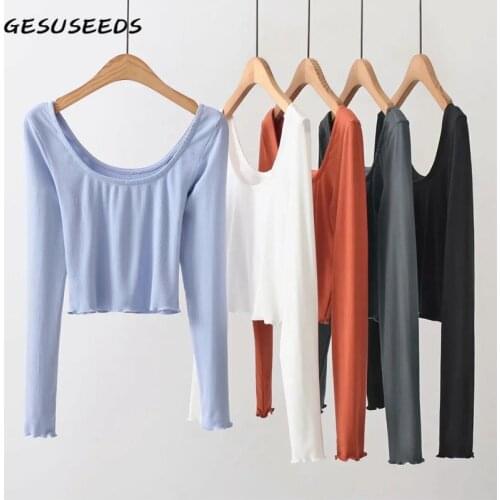 Женские футболки с длинным рукавом Gesuseeds China At AliExpress