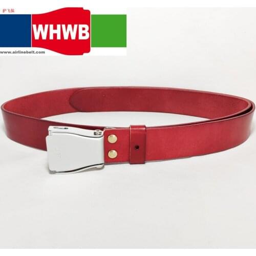 Brown 2019 Hot fashion men & women belts leather metal Aluminun airplane pin buckle waist belt jeans aircraft belt waistband