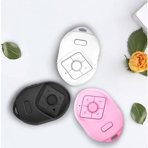 New Multifunction Bluetooth-compatible with Lanyard Shutter Remote Control The Volume Turn Page for IPhone/Camera/TIK Tok/Videos