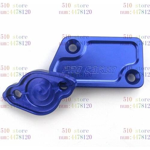 CNC Front & Rear Brake Reservoir Fluid Cover Fit YZ125 YZ250 YZ250F YZ450F Motorcycle MX Enduro Motocross Dirt Bike