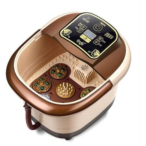 Full automatic bubble foot care barrel constant temperature heating pedicure basin household electric massage health bucket
