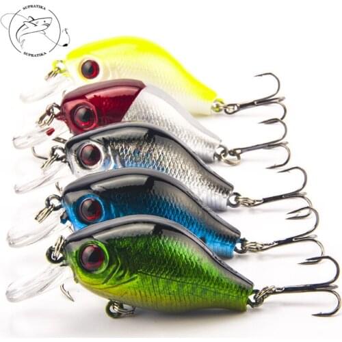 5pcs 55mm 9g Fishing Lures Hard Bait fishing tackle Lake Seawater Rattling Wobbler Swimbait Outdoors Mini Bionic Bait artificial