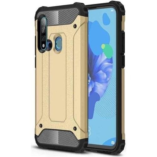 Huawei P20 Lite Tank Silicone Case Gold 451068801