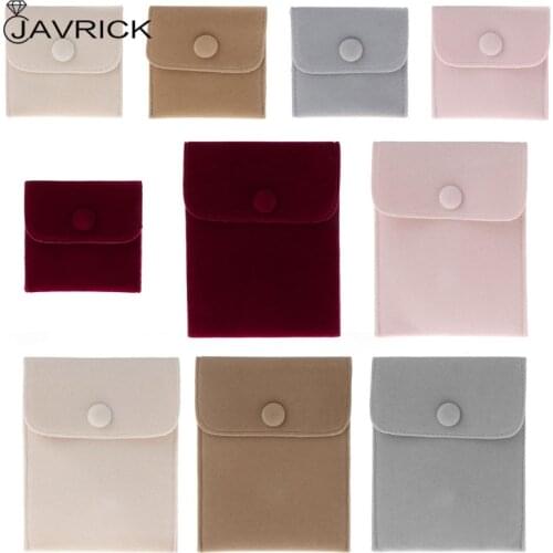 Jewelry Bag Storage Portable Soft Lint Velvet Flannel Bracelet Necklace Gift Bag