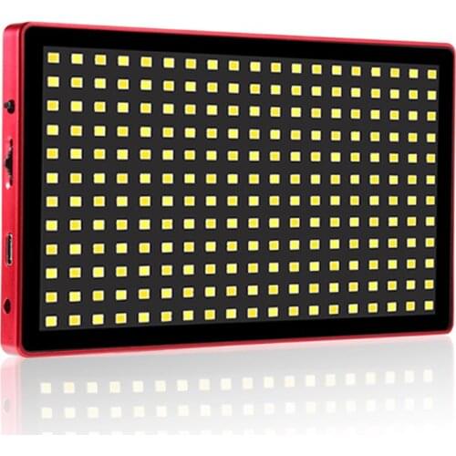 LED Video Light Diammable Fill Light lamp with OLED Display 3200K-5600K CRI 97+ 16W for Photography Video Recording Live