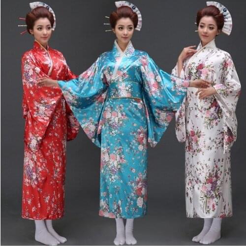 2016 Traditional Yukata Vintage Yukata Japanese Haori Kimono Obi Evening Dress S M L