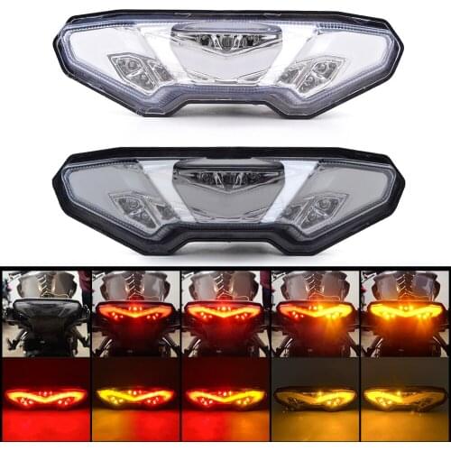 JAER Motorcycle Tail Light for MT09 Tracer 900 GT FZ09 FJ09 MT10 FZ10 Brake Turn Signal Tail Light LED Integrated