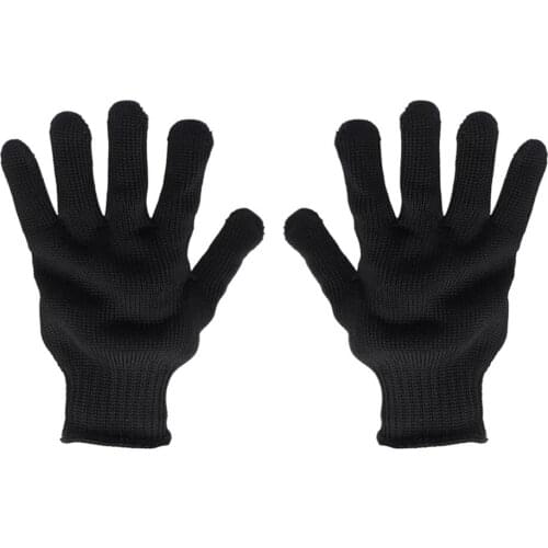 1 Pair Working Safety Gloves Cut-Resistant Stainless Steel Wire Anti-Cutting Gloves Protective Hand Finger Gloves Cutting Tools