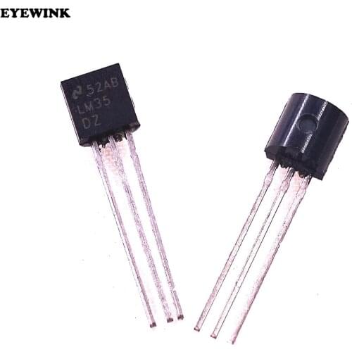 10pcs LM35DZ TO92 LM35 TO-92 LM35D Precision Centigrade Temperature Sensors
