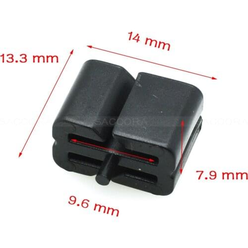 1000pcs/pack Pack 14.5*10mm Plastic Safety Buckle For Bags Luggage Travel Bags Safety Vests