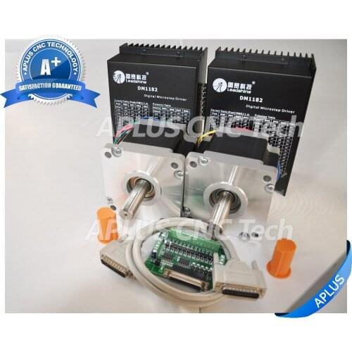 2-Axis NEMA 42 Stepper Motor (1696oz-in/100mm/6.0A) & 150VAC Stepper Driver DM1182 Kit