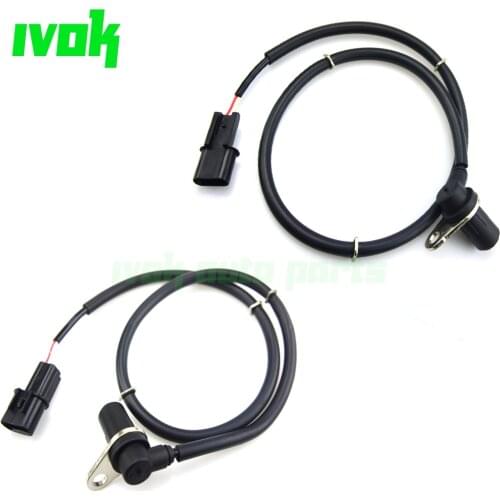 2X Rear Left & Right ABS Wheel Speed Sensors for Mitsubishi Montero Shogun Pajero V73 MR407270 MR407271