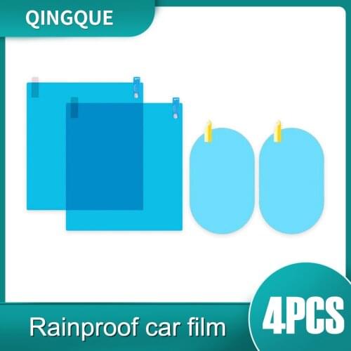 4pcs / set Rearview mirror protective film Anti fog Rainproof film for car windows Waterproof membrane