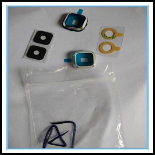 50pcs/lot New Original Rear Camera Glass Lens Cover For Samsung Galaxy A7 SM-A700 A700F A7000 Camera Lens+Bezel+Stickers