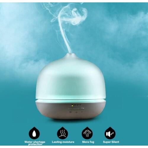 500ml Aromatherapy Aroma Essential Oil Diffuser Ultrasonic Led Electric Atomizer Mist maker Fogger Mini Portable Air Humidifier