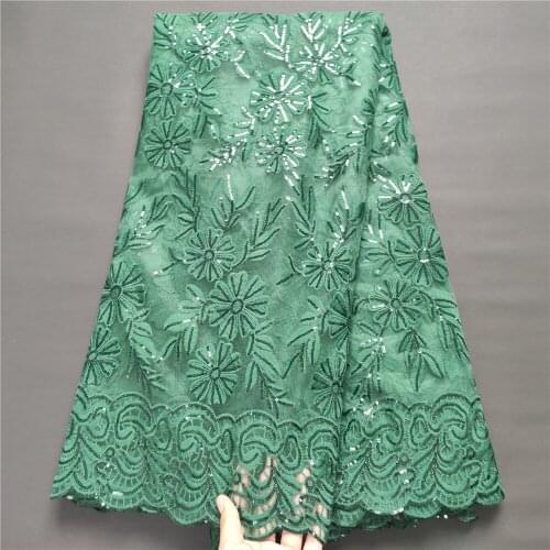 MIQIER High Quality African Nigerian Tulle Milk Silk Voile Pure Swiss Cotton Damask Lace Fabric Embroidery Party Dress 2.5yards