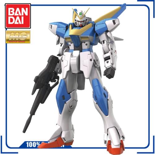 BANDAI MG 1/100 V2 VICTORY TWO GUNDAM Ver.Ka Assembly Model Action Toy Figures Gifts