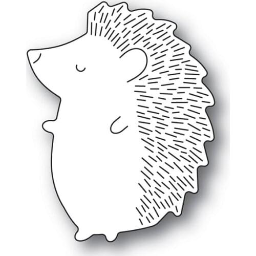 Big Hedgehog Left 2021 Metal Cutting Dies for DIY Scrapbooking and Card Making Decor Embossing Craft No Stamp