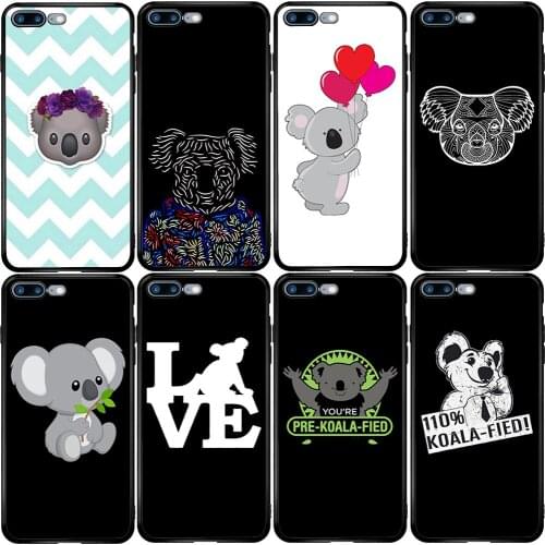 Phone Case for Xiaomi Redmi Note 10 9 9S 9A 8 8T 7 6 7A 6A 5A 5 A1 A2 A3 Pro Max Plus Lite Cute Koala