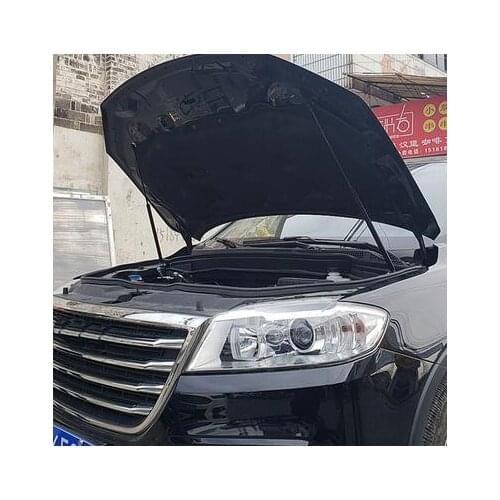 Damper For Haval H6 H6 BLUE LOGO SPORT 2017-2019 Front Bonnet Hood Modify Carbon Fiber Gas Struts Lift Support Shock Absorber