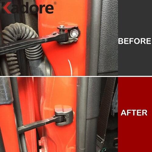 For Jeep Compass 2017-2021 For Jeep Renegade 2014-2020 Car Door Locks Buckle Stop Limitting Protector Cover Cap Auto Accessories