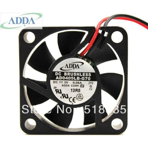 FOR ADDA AD0405MB-G70 FAN 40X40X10MM 4cm 40mm 4010 BALL BEARING 5V 4800RPM