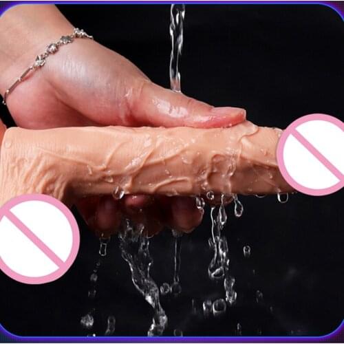 Hot Sale Sex Toy Simulation Penis Heating Automatic Female Masturbation Vibrator Adult Erotic Sex Products Realistic Dildo Penis