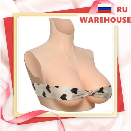 KUMIHO BCDEG Cup Crossdressing Silicone Breast Form Huge Realistic Fake Boobs For Transgender Drag Queen cosplay costumes chest