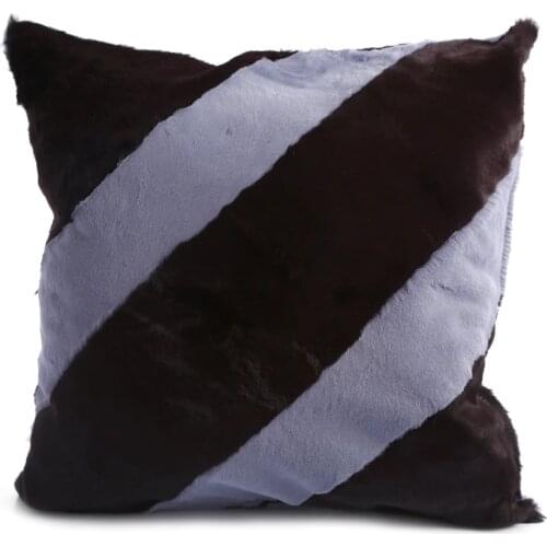 Genuine lamb fur, comfortable and soft square pillow hotel home living room bedroom sofa decorative ornament pillow