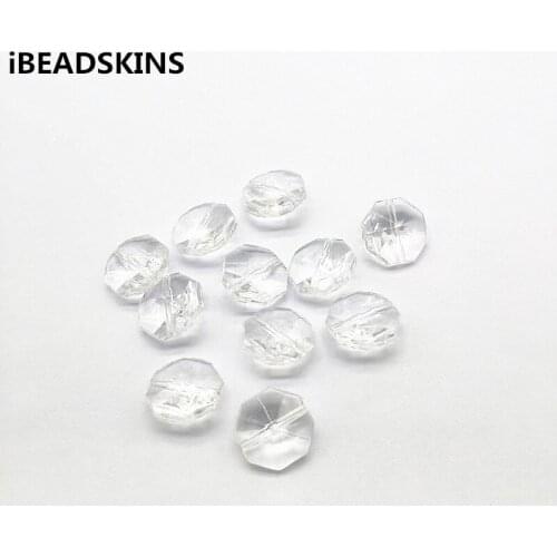 New arrival! 16mm 440pcs Clear acrylic Faceted Octagon-shape beads for Necklace,Earrings parts,hand Made Jewelry DIY