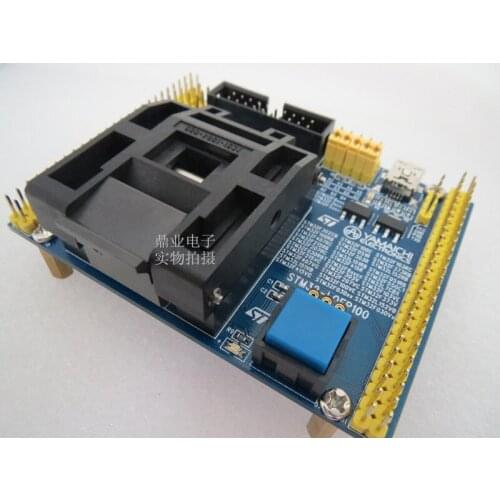 Original ST IC Test Seat STM32F103 STM32F407/405 STM32L Burning Programme LQFP100 Socket Adapter