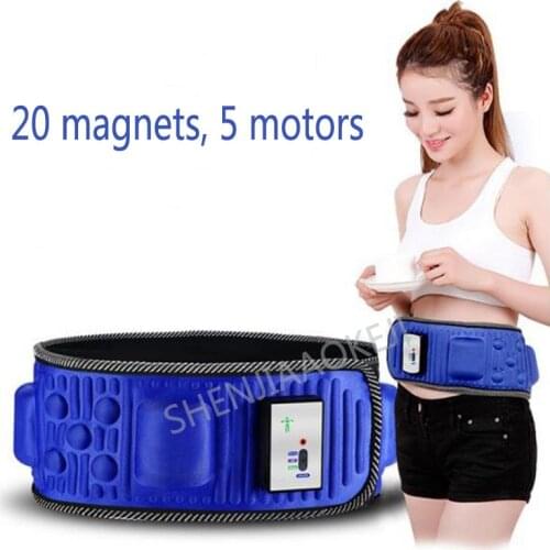 Slimming thin waist belt abdomen machine vibration Lazy weight loss massage belt Burning fat massage machine 8W 1PC