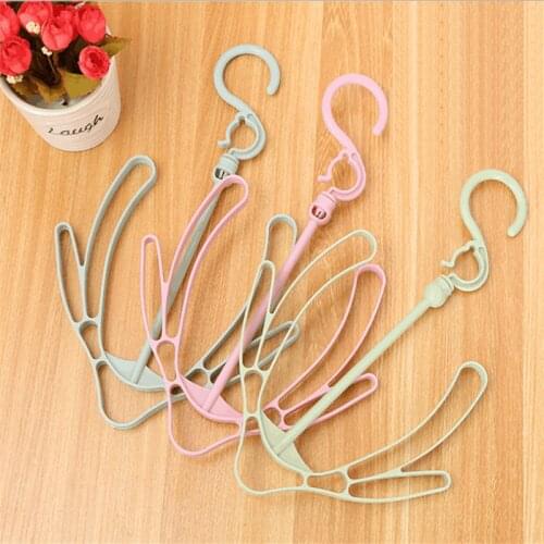 Shoe drying rack 360-degree rotating drying rack balcony double hooks for drying shoes, shoe racks, multifunctional hooks