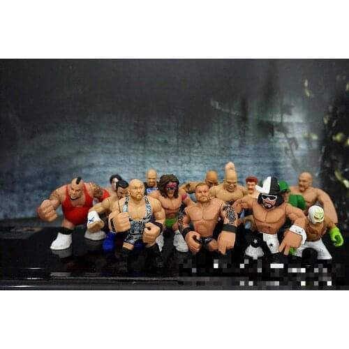 Q Version Of The New Special Die Casting PVC Can Be A Moving Arena Wrestler Home Display Collection Of Hand Toys For Children