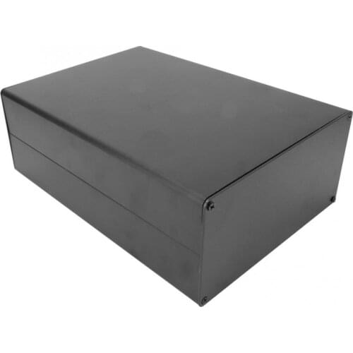 Split Type Aluminum Cooling Case Enclosure Electronic Box for Circuit Board GPRS 80x160x220mm