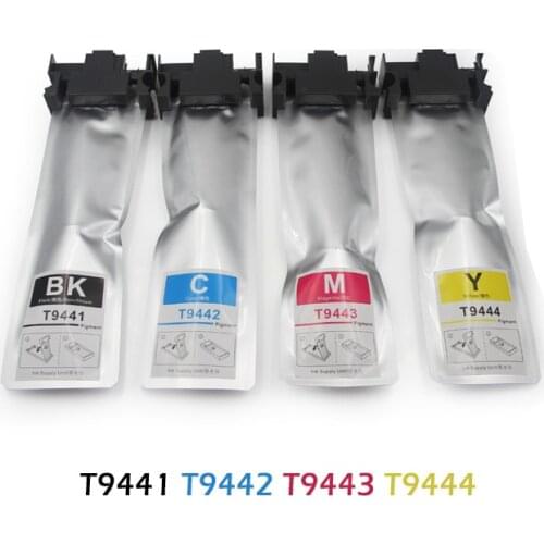 For Epson 4Colors Compatible Ink Cartridges T9441 T9442 T9443 T9444 WorkForce Pro WF-C5210DW WF-C5290DW WF-C5710DWF WF-C5790DW