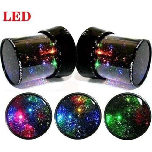 LED Star Night Light Romantic Sky Starry Moon Lamp Star Projector Light for Home Room Lighting Xmas New Year Holiday Decoration