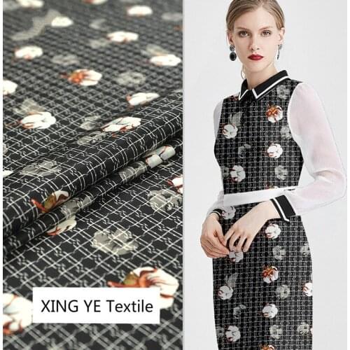 Natural Silk Fabric Double Joe Cloth Dress Womens Clothing DIY Sewing Material by the Meter Good Drape Good Wrinkle Resistance