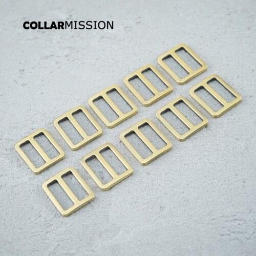 25mm high quality metal slider Tri-Glid outdoor backpack straps dog collar accessory bronze RZK25QT
