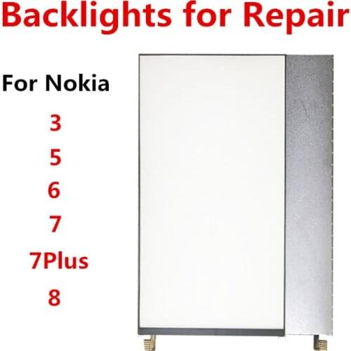 7Plus Back Light For Nokia 7 Plus Backlights Replace Repair LCD Display Light Film Screen Light Guide Cardboard