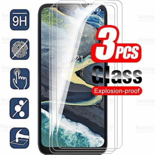 3PCS For Nokia C20 Plus Glass Screen Protector Tempered Glass C20Plus C20+ 2021 6.5'' Safety Armor Protective Phone Cover Film