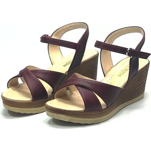 Woman. Burgundy Filler Base. Luxury.Modern Summer Sandals.New Season.Comfortable.Stylish.Glamourous. Womens Sandals