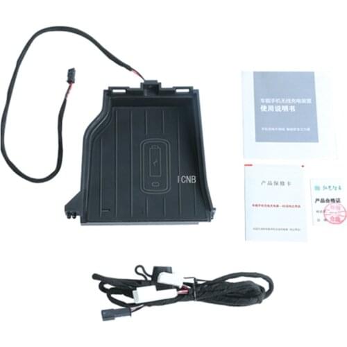 Car Wireless Charging Mobile Phone Base for Toyota Land Cruiser 200 2016 2017 2018 2019 2020 2021 Accessories