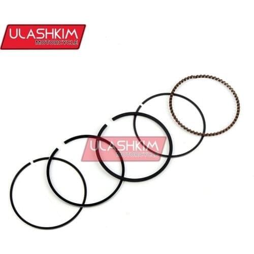 Free Shipping Motorcycle Piston Rings Set STD Bore Size 57.4mm 58.5mm 61mm GY6 150 152QMI 157QMJ Scooter Moped Carts TaoTao Q
