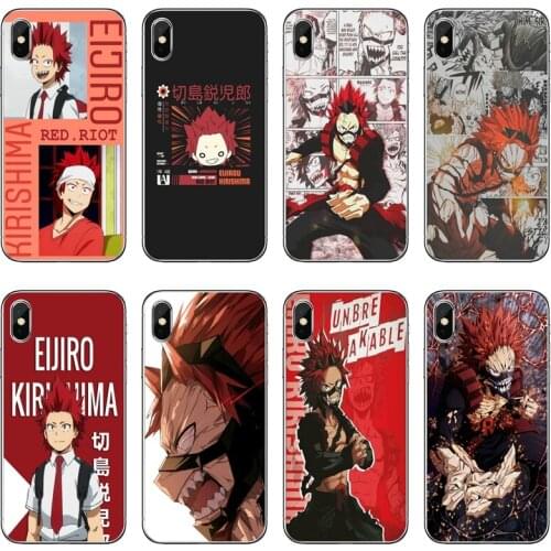 My Hero Academia Kirishima Eijiro Accessories Case For Huawei P40 P30 P20 Pro P10 P9 Lite Y5 Y6 Y7 Y9 P Smart Plus 2018 2019