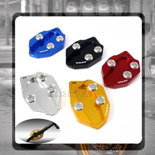 For YAMAHA TMAX 530 T MAX TMAX530 2012 2013 2014 Motorcycle Kickstand Foot Side Stand Extension Pad Support Plate Enlarge