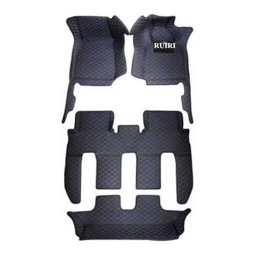 Good quality! Custom special car floor mats for Right hand drive Tesla Model X 6 7 seats 2021-2015 waterproof durable carpets