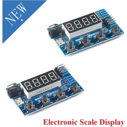 HX711 Load Cell AD Weight Pressure Sensor AD Module with Display 24-bit Weighing Instrument Electronic Scale
